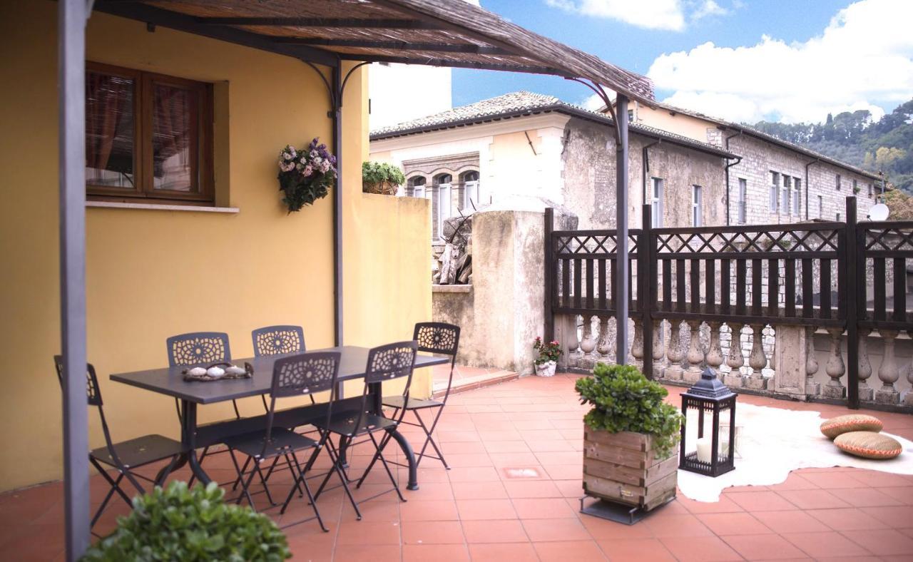 La Terrazza Appartement Spoleto Kamer foto